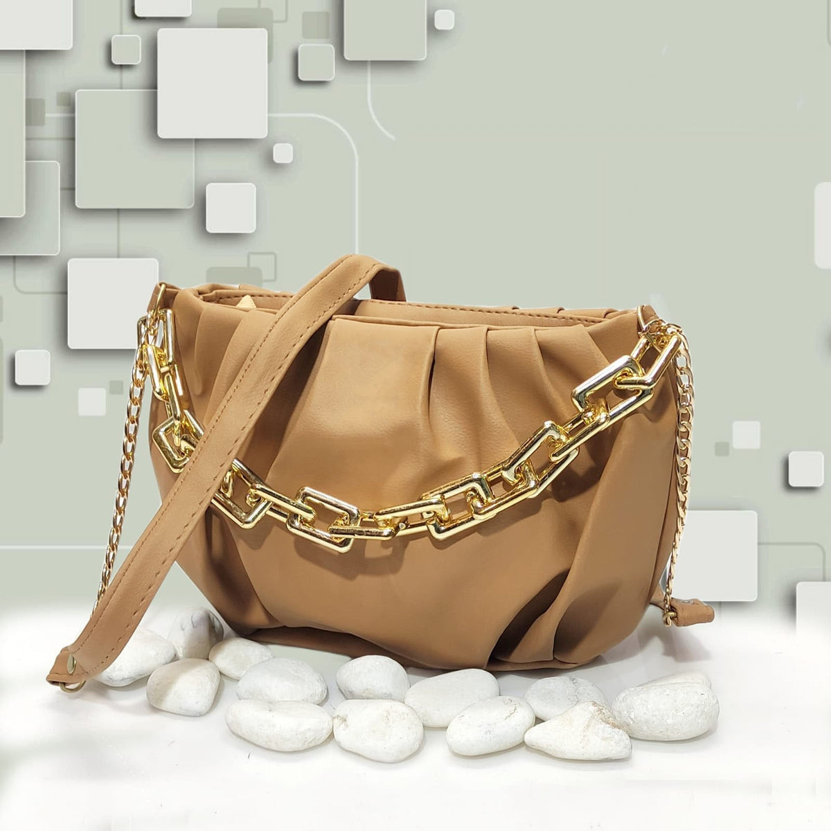 Chic Handbags - Brown